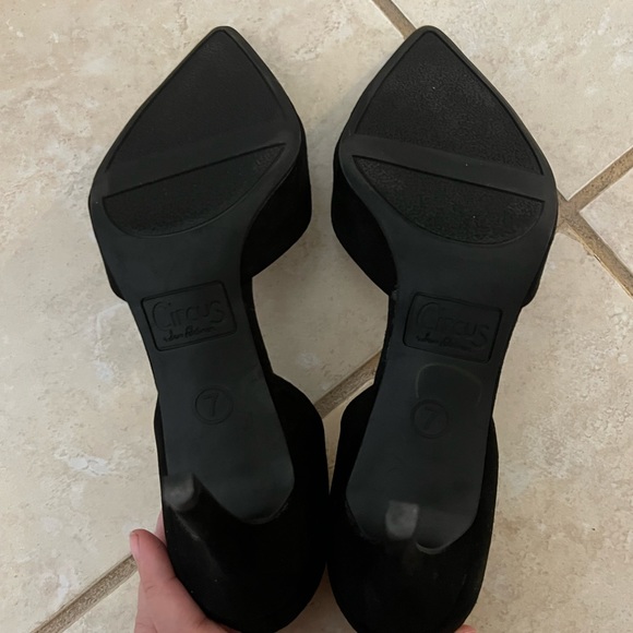 Circus by Sam Edelman Black Pointed Toe Heels - Picture 8 of 12